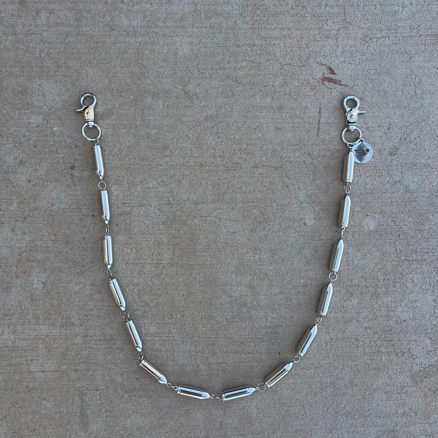 Bullet Wallet Chain (Silver)