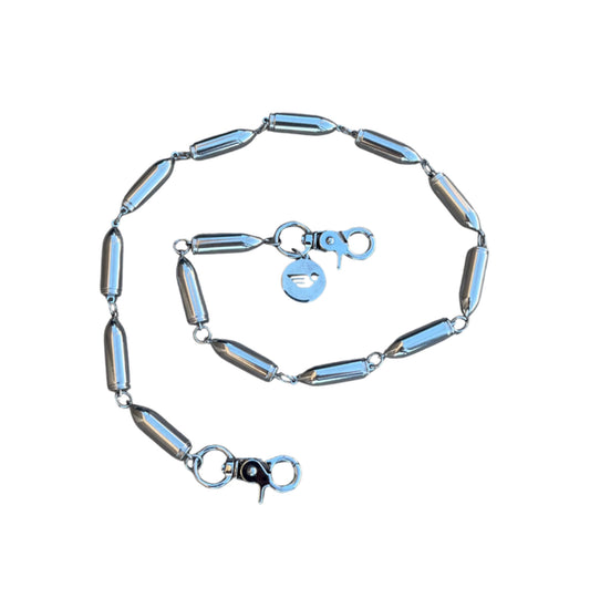 Bullet Wallet Chain (Silver)